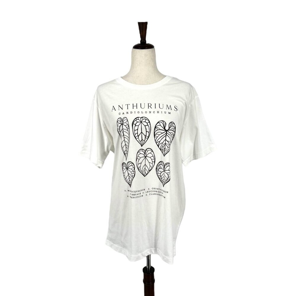 NWOT Anthuriums Leaf Organic Crewneck Tee